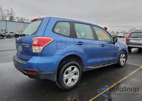 2017 Subaru Forester 2.5I z USA, uszkodzony, nr VIN JF2SJAAC8HH441183